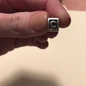 C pandora charm